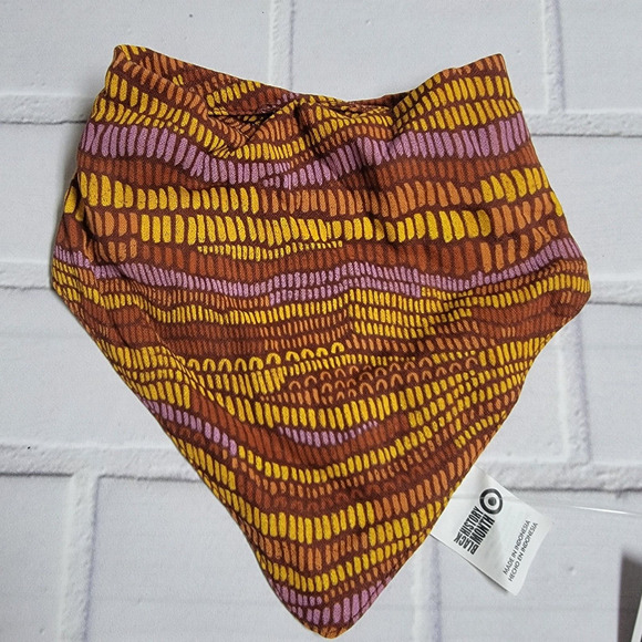 Kenzi Studio Black History Month Black Is Beautiful Bibs Purple Brown Geometric - Picture 3 of 6